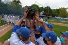 Baseball vs Babson NEWMAC Finals  Wheaton College vs Babson College play in the NEWMAC baseball championship finals. - (Photo by Keith Nordstrom) : Wheaton, baseball, NEWMAC, Babson